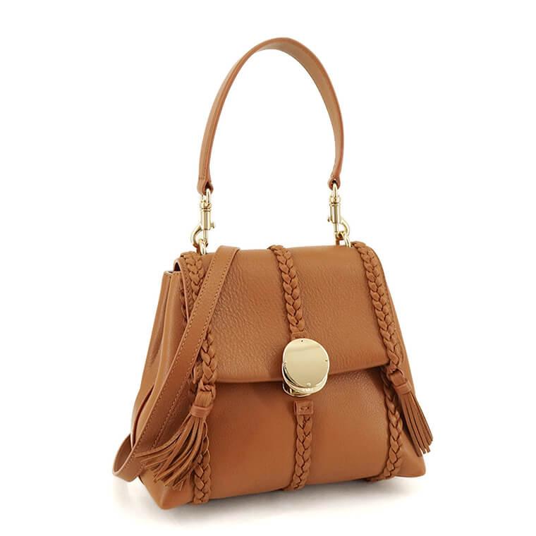 Chloe レディース ショルダーバッグ PENELOPE SMALL SOFT CHC23US567K15 CARAMEL キャラメル 247