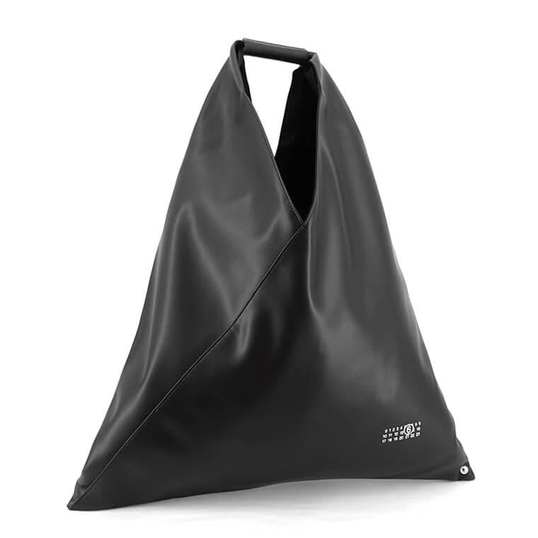 MM6 Maison Margiela 黒 トートバッグ MM6 Maison Margiela Japanese Leather Tote Bag | Black | FARFETCH