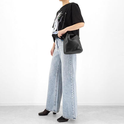 MM6 Maison Margiela レディース ショルダーバッグ JAPANESE CLASSIC CROSSBODY BAG SB6WD0026 P6444 ブラック T8013