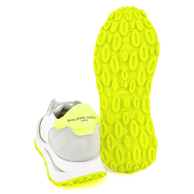 フィリップモデル PHILIPPE MODEL メンズ スニーカー ホワイト ネオン