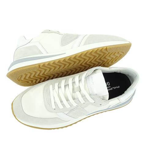 PHILIPPE MODEL メンズ スニーカー TROPEZ 2.1 LOW MAN MONDIAL TYLU W001 ホワイト BLANC