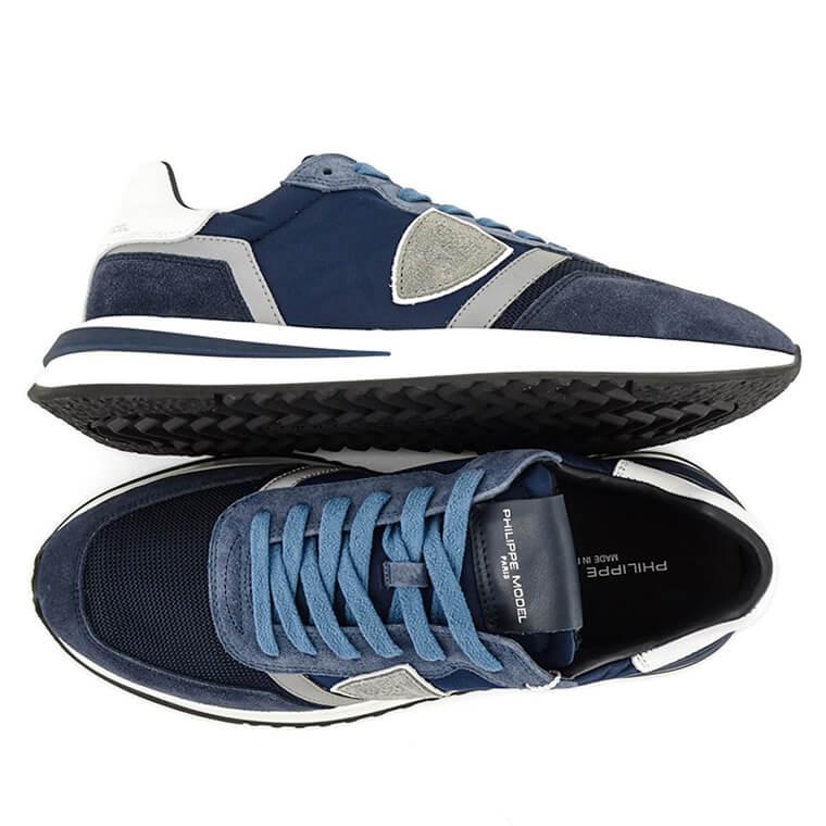 PHILIPPE MODEL メンズ スニーカー TROPEZ 2.1 LOW MAN MONDIAL TYLU W019 ブルー BLEU