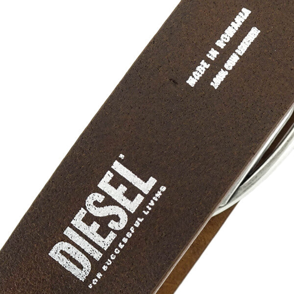 DIESEL メンズ ベルト B 1DR X08516 PR666 ブラウン T2348