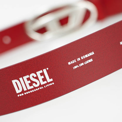 DIESEL メンズ ベルト B 1DR X08516 PR666 レッド T4032