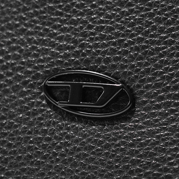 DIESEL メンズ 2つ折り財布 HISSU EVO BI FOLD COIN S X08844 P0685 ブラック T8013