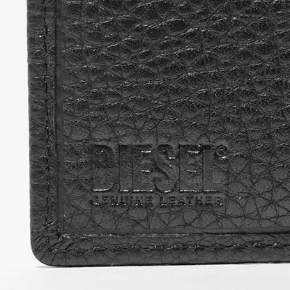 DIESEL メンズ 2つ折り財布 HISSU EVO BI FOLD COIN S X08844 P0685 ブラック T8013