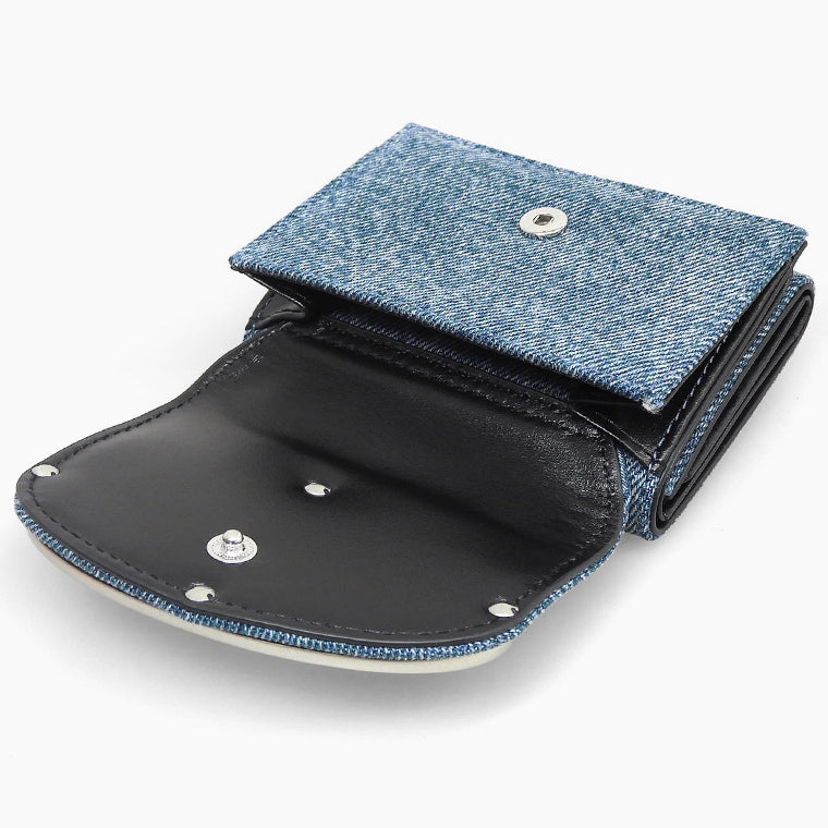 DIESEL レディース メンズ 3つ折り財布 1DR TRI FOLD COIN XS X09887 P1730 ブルー H8457