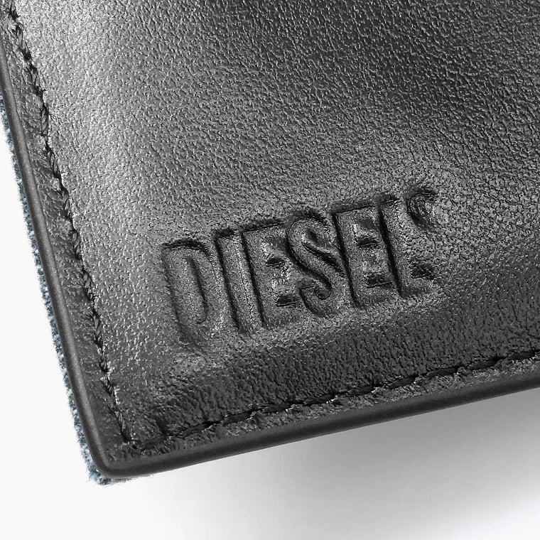 DIESEL レディース メンズ 3つ折り財布 1DR TRI FOLD COIN XS X09887 P1730 ブルー H8457