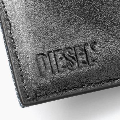DIESEL レディース メンズ 3つ折り財布 1DR TRI FOLD COIN XS X09887 P1730 ブルー H8457