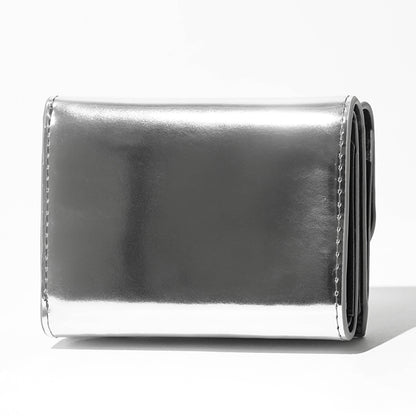 DIESEL レディース メンズ 3つ折り財布 1DR TRI FOLD COIN XS II X09887 PS202 シルバー H0535