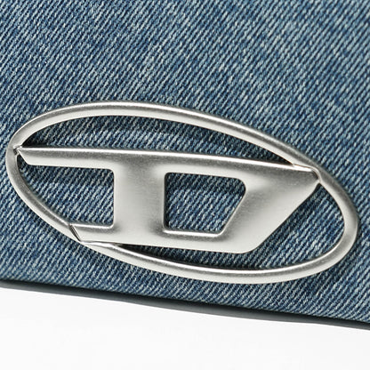 DIESEL レディース 2つ折り財布 1DR BI FOLD ZIP II X09888 P1730 ブルー H8457