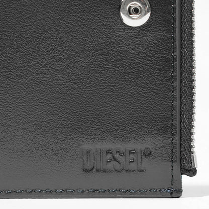 DIESEL レディース 2つ折り財布 1DR BI FOLD ZIP II X09888 P1730 ブルー H8457