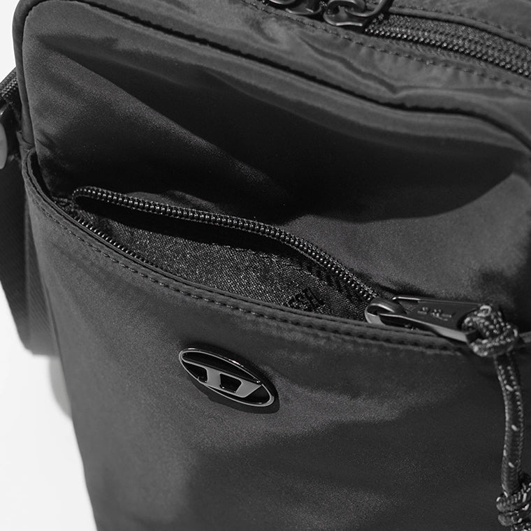 DIESEL メンズ レディース ショルダーバッグ D PACK CROSSBODY X X10310 P8166 ブラック T8013