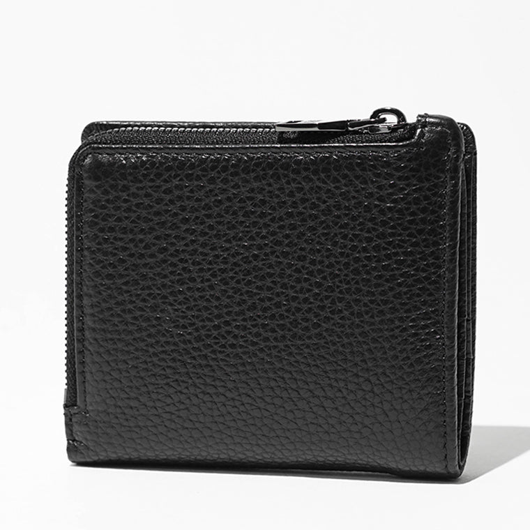 DIESEL メンズ 2つ折り財布 HISSU EVO BI FOLD ZIP L X10384 P0685 ブラック T8013