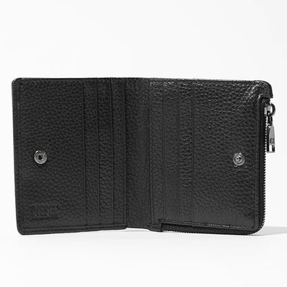 DIESEL メンズ 2つ折り財布 HISSU EVO BI FOLD ZIP L X10384 P0685 ブラック T8013