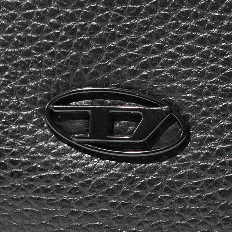 DIESEL メンズ 2つ折り財布 HISSU EVO BI FOLD ZIP L X10384 P0685 ブラック T8013