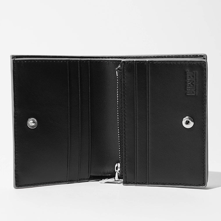 DIESEL レディース 2つ折り財布 1DR BI FOLD III X10390 PS202 シルバー H0535