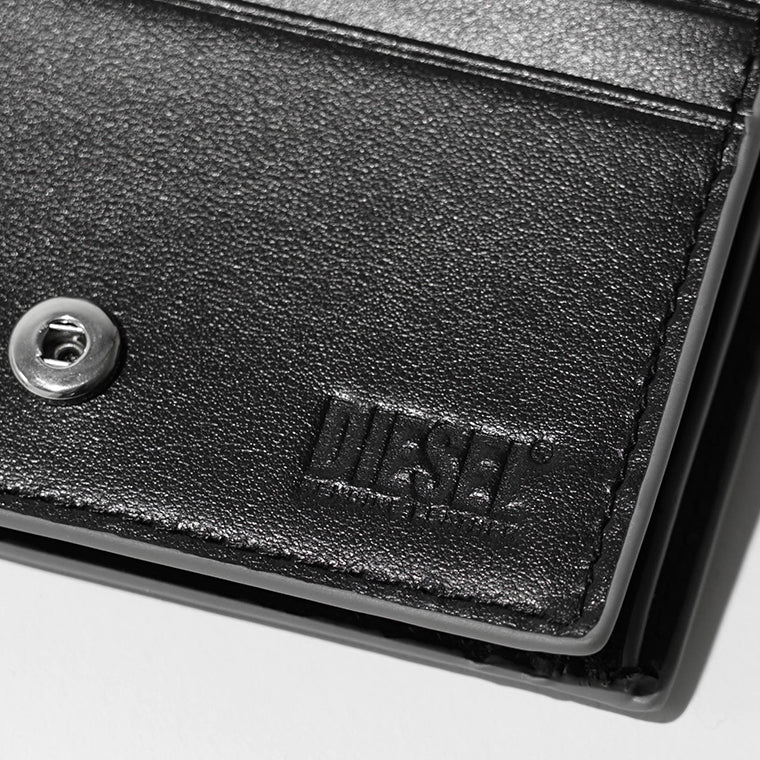DIESEL レディース 2つ折り財布 1DR BI FOLD III X10390 PS202 シルバー H0535