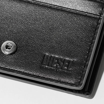 DIESEL レディース 2つ折り財布 1DR BI FOLD III X10390 PS202 シルバー H0535