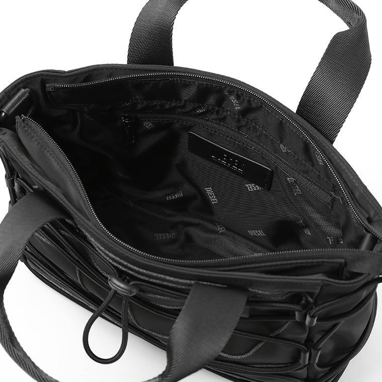 DIESEL メンズ レディース トートバッグ TECH D TOTE S X X10411 P8774 ブラック T8011