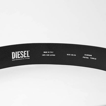 DIESEL レディース メンズ ベルト B DOUBLE D X10599 P8791 ブラック T8013