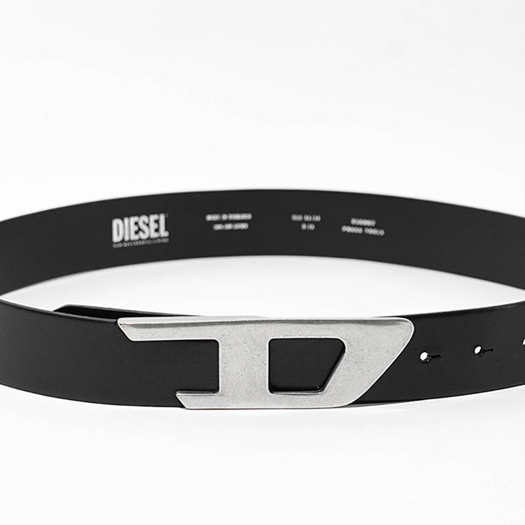 DIESEL メンズ ベルト B D LOGO 2.0 40 X10867 PR666 ブラック T8013