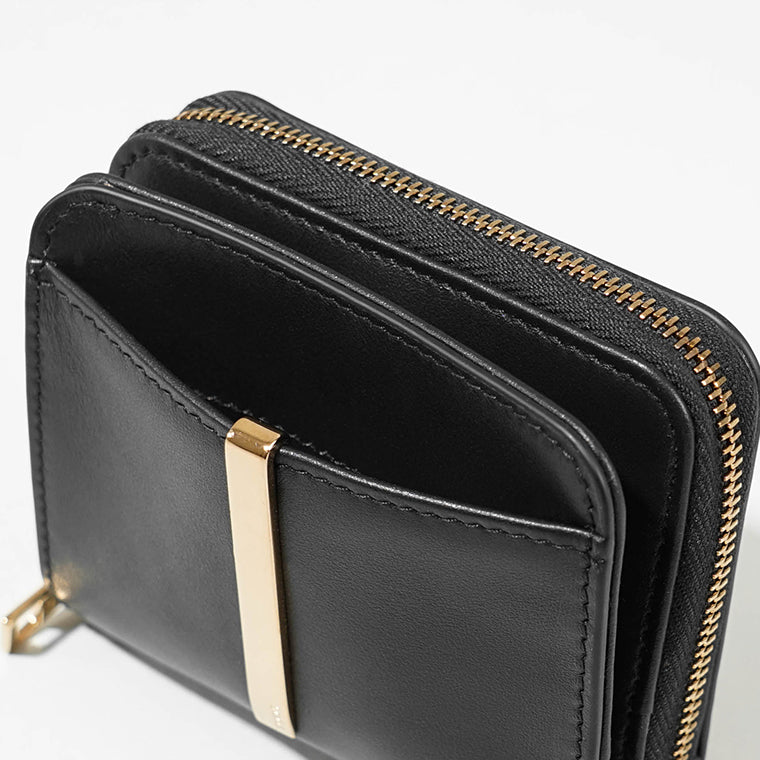 TOD'S ブラック 二つ折り財布 楽天市場】トッズ 長財布 レディース Tタイムレス 二つ折り長