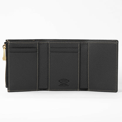 TOD'S レディース 3つ折り財布 XAWTIMB5200WKA ブラック B999