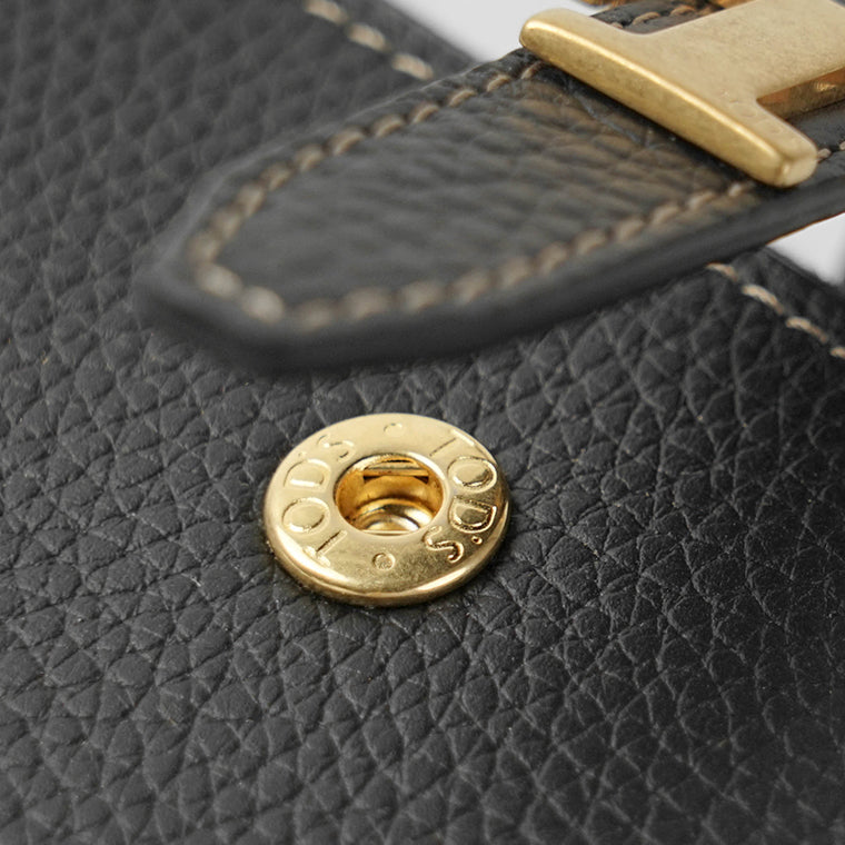 TOD'S レディース 3つ折り財布 XAWTIMB5200WKA ブラック B999