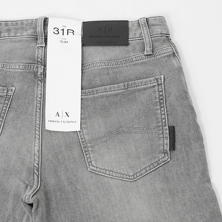 ARMANI EXCHANGE メンズ ジーンズ XM000049 AF14369 LIGHT GREY DENIM ウォッシュライトグレー M8002