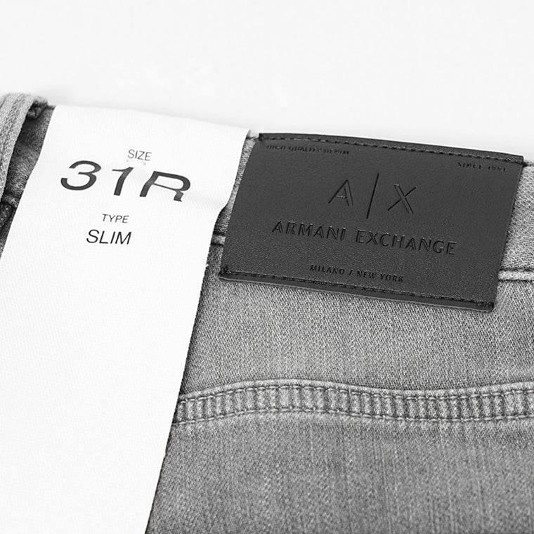 ARMANI EXCHANGE メンズ ジーンズ XM000049 AF14369 LIGHT GREY DENIM ウォッシュライトグレー M8002