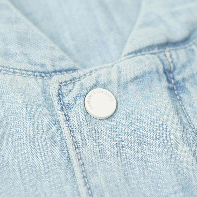 ARMANI EXCHANGE メンズ デニムジャケット XM000945 AF13142 LIGHT BLUE DENIM ウォッシュライトブルー MB003