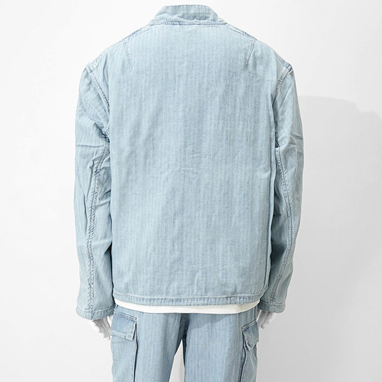 ARMANI EXCHANGE メンズ デニムジャケット XM000945 AF13142 LIGHT BLUE DENIM ウォッシュライトブルー MB003