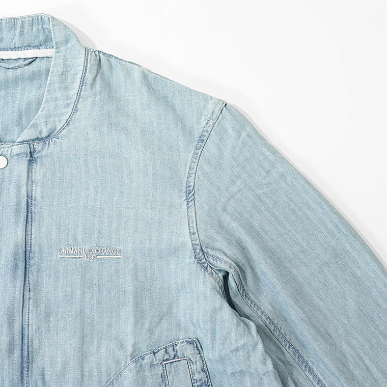 ARMANI EXCHANGE メンズ デニムジャケット XM000945 AF13142 LIGHT BLUE DENIM ウォッシュライトブルー MB003