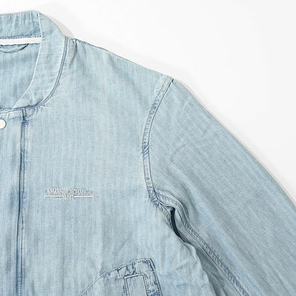 ARMANI EXCHANGE メンズ デニムジャケット XM000945 AF13142 LIGHT BLUE DENIM ウォッシュライトブルー MB003