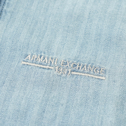 ARMANI EXCHANGE メンズ デニムジャケット XM000945 AF13142 LIGHT BLUE DENIM ウォッシュライトブルー MB003