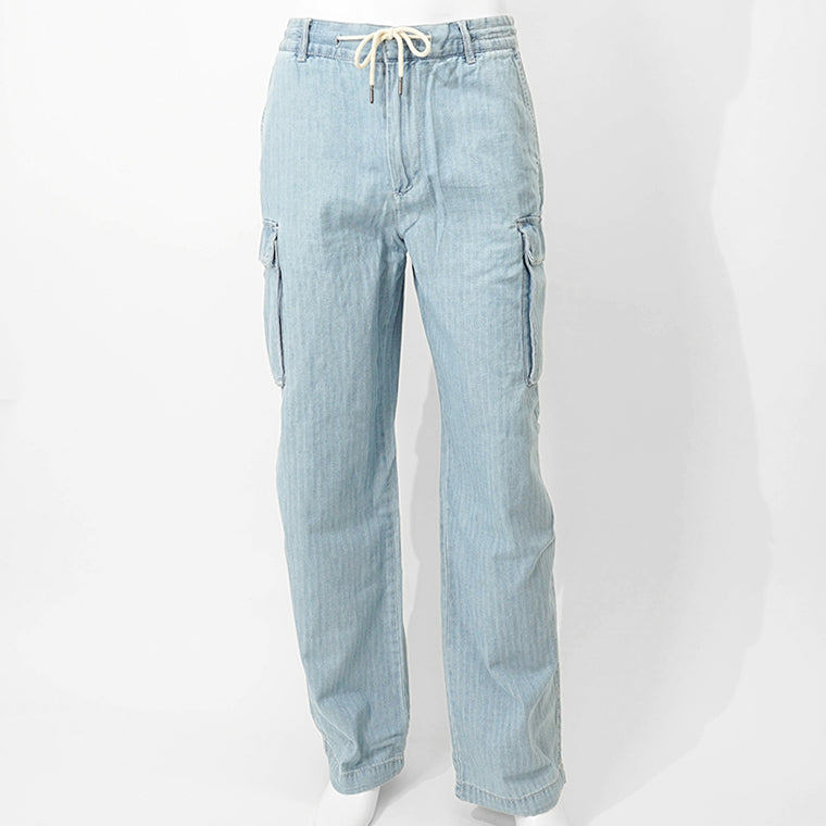 ARMANI EXCHANGE メンズ デニムカーゴパンツ XM000946 AF13142 LIGHT BLUE DENIM ウォッシュライトブルー MB003