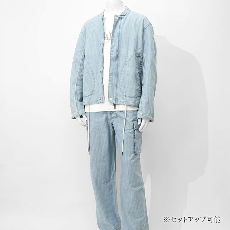 ARMANI EXCHANGE メンズ デニムカーゴパンツ XM000946 AF13142 LIGHT BLUE DENIM ウォッシュライトブルー MB003