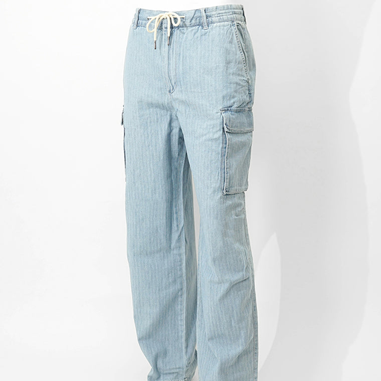 ARMANI EXCHANGE メンズ デニムカーゴパンツ XM000946 AF13142 LIGHT BLUE DENIM ウォッシュライトブルー MB003