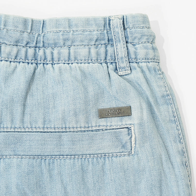 ARMANI EXCHANGE メンズ デニムカーゴパンツ XM000946 AF13142 LIGHT BLUE DENIM ウォッシュライトブルー MB003