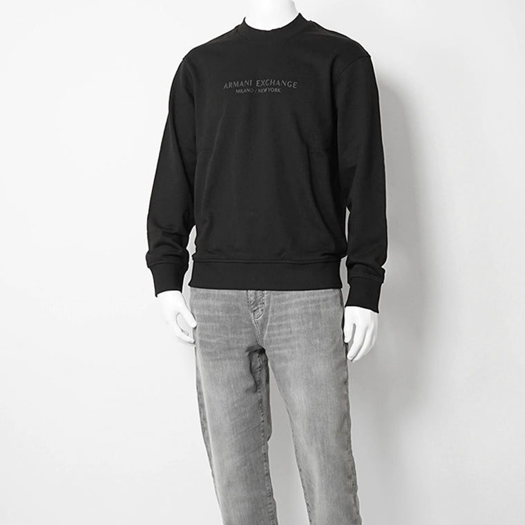 ARMANI EXCHANGE メンズ スウェットシャツ XM001284 AF20934 BLACK ブラック UC001