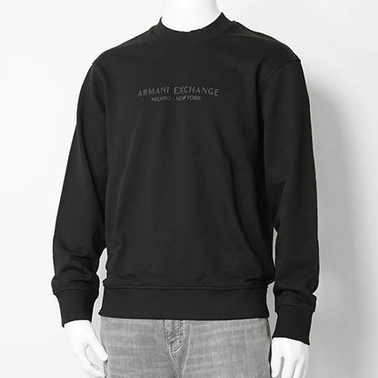 ARMANI EXCHANGE メンズ スウェットシャツ XM001284 AF20934 BLACK ブラック UC001