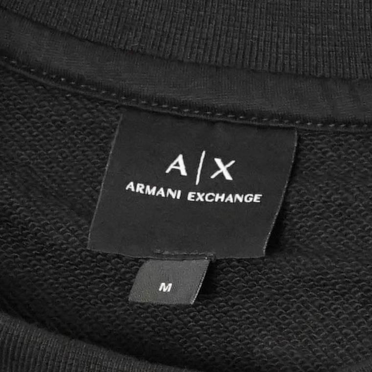 ARMANI EXCHANGE メンズ スウェットシャツ XM001284 AF20934 BLACK ブラック UC001