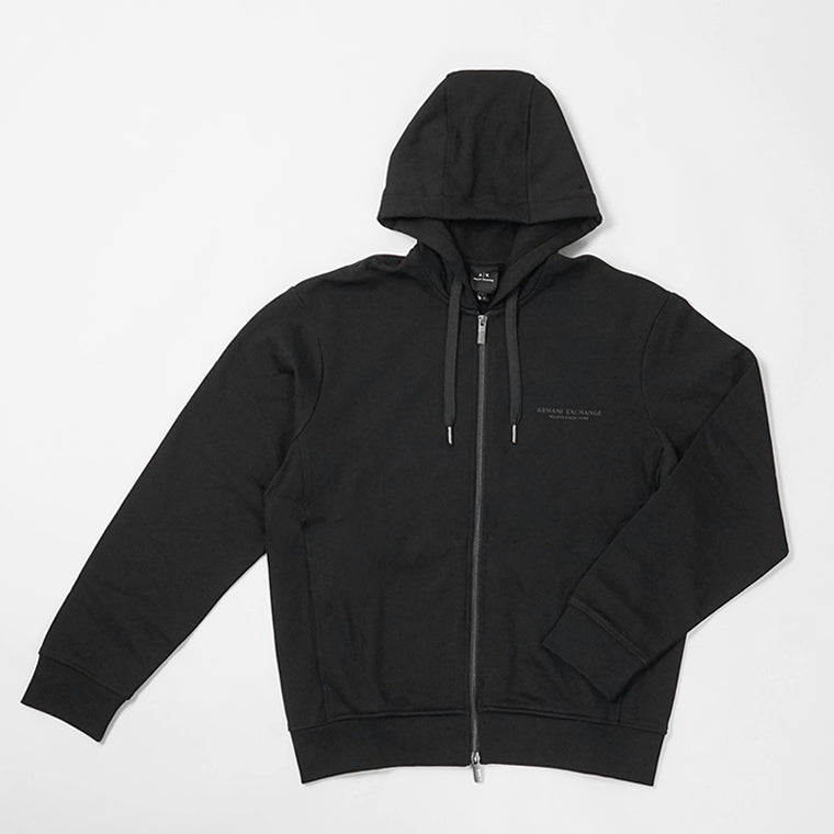 ARMANI EXCHANGE メンズ ジップアップパーカー XM001293 AF20934 BLACK ブラック UC001