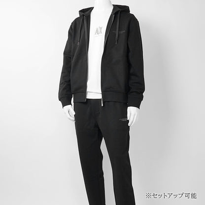ARMANI EXCHANGE メンズ ジップアップパーカー XM001293 AF20934 BLACK ブラック UC001