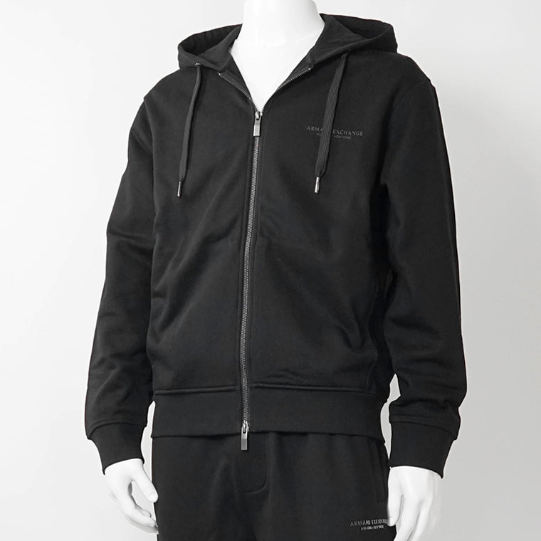 ARMANI EXCHANGE メンズ ジップアップパーカー XM001293 AF20934 BLACK ブラック UC001