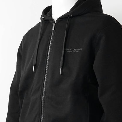ARMANI EXCHANGE メンズ ジップアップパーカー XM001293 AF20934 BLACK ブラック UC001