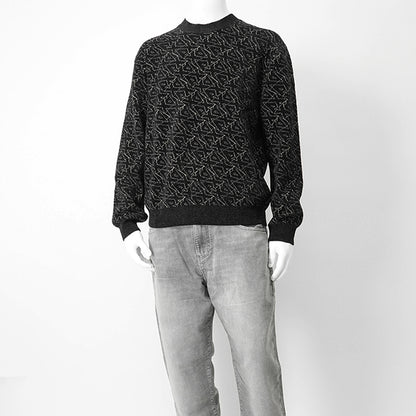 ARMANI EXCHANGE メンズ ニット XM001330 AF16916 BLACK AX LOGO ブラック FC196