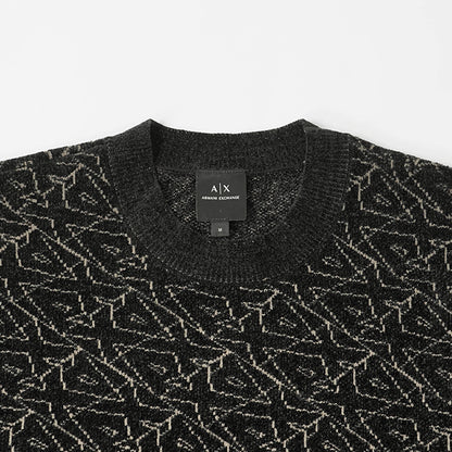 ARMANI EXCHANGE メンズ ニット XM001330 AF16916 BLACK AX LOGO ブラック FC196