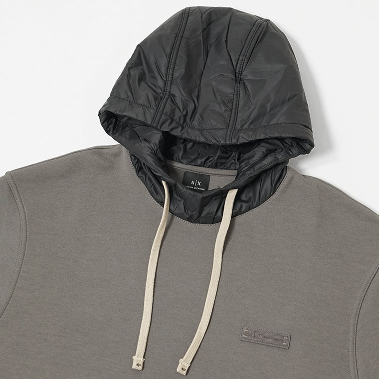 ARMANI EXCHANGE メンズ パーカー XM001346 AF16222 DARK GULL GRAY グレージュ U8092